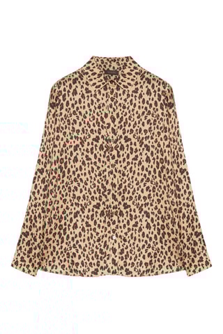 Chemisier - Marron et beige