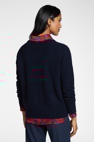 Pull en laine et poils de yack - Bleu