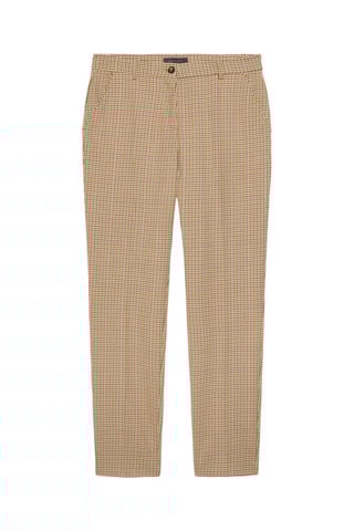 Pantalon droit taille haute - Beige