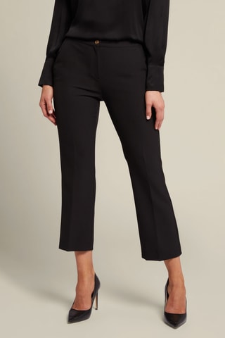 Pantalon flare 7/8 - Noir