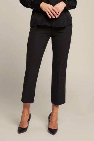 Pantalon flare 7/8 - Noir