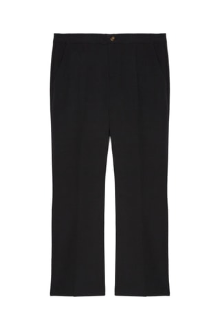 Pantalon flare 7/8 - Noir