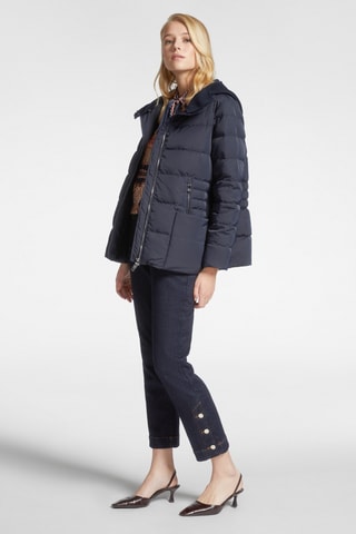 Doudoune à capuche - Bleu marine