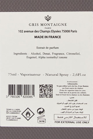 London Gris Montaigne - Eau de parfum 75 ml