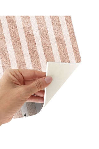 Alfombra vinílica Eyne Rosa y beige