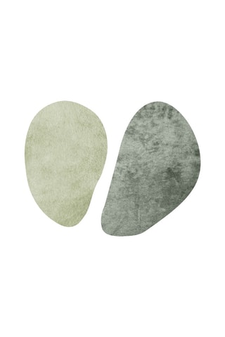 2 alfombras vinílicas Forma Verde