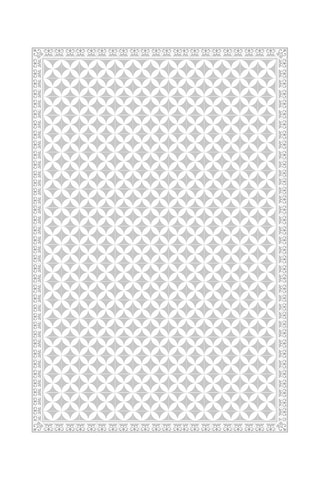 Alfombra vinílica Pau Casals Gris y blanco 