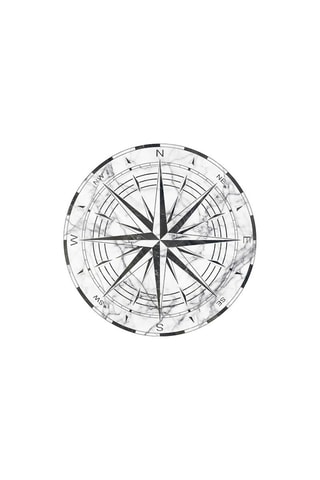 Alfombra vinílica Notredame Blanco y gris oscuro