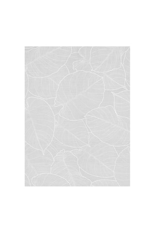 Alfombra vinílica Hojas Gris