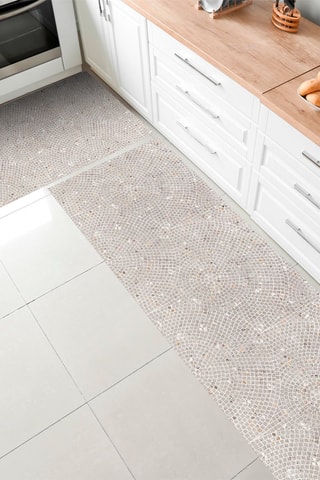 Alfombra vinílica Ondas Granito Gris