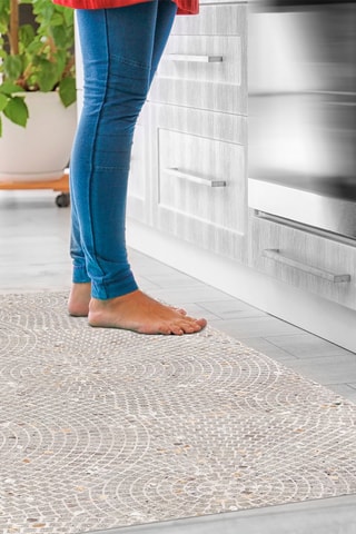 Alfombra vinílica Ondas Granito Gris