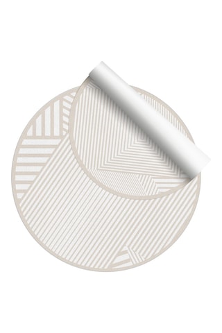 Alfombra vinílica Ática Gris y blanco