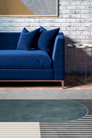 Alfombra vinílica Quinta Avenida - Verde y gris