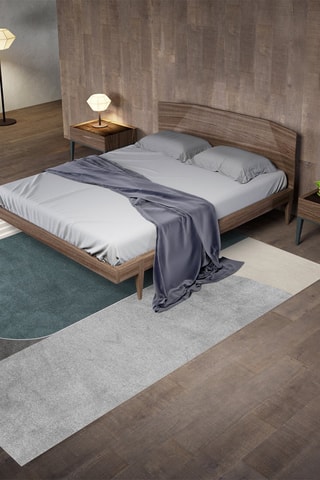 Alfombra vinílica Quinta Avenida - Verde y gris