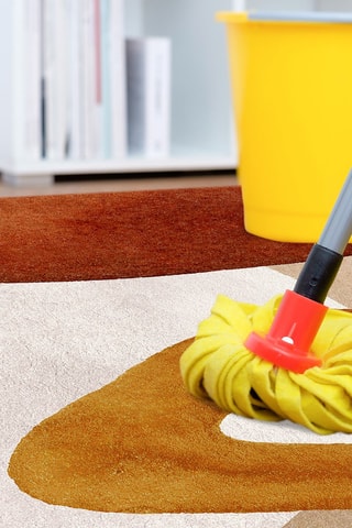 Alfombra vinílica Irina - Tierra batida y beige