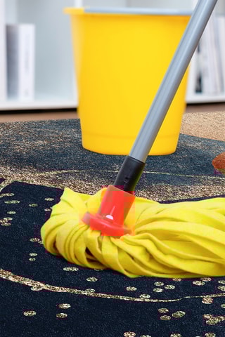 Alfombra vinílica Alexandra - Rojo y azul