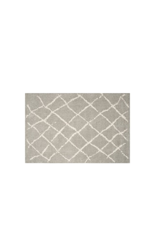 Alfombra vinílica Zoraida   Gris y blanco