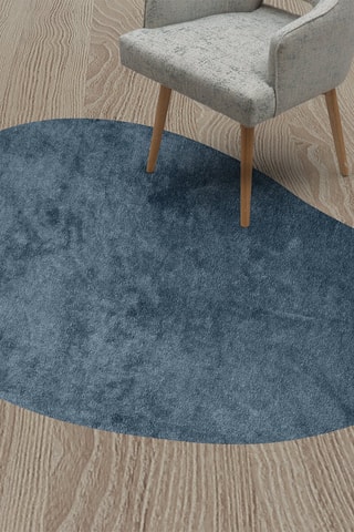 Alfombra vinílica Forma Azul marino