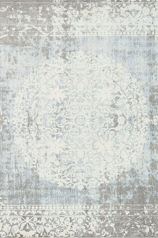 Alfombra vinílica Megrez Gris y blanco