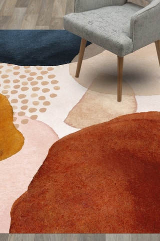 Alfombra vinílica Anoushka - Tierra batida y beige