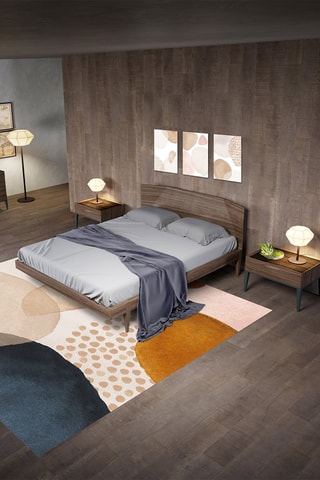 Alfombra vinílica Anoushka - Tierra batida y beige