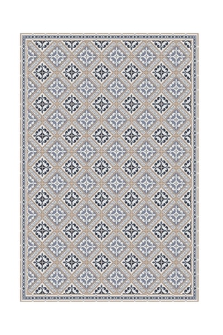 Alfombra vinílica Aristocracy - Marrón y gris