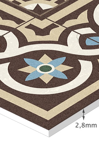 Alfombra Diva - Azul y rojo