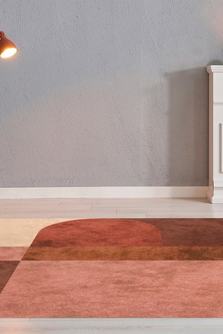 Alfombra vinílica Glam Fusion - Rojo y rosa