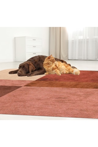 Alfombra vinílica Glam Fusion - Rojo y rosa