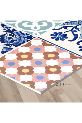 Alfombra vinílica Formentera - Multicolor