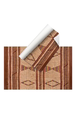 Alfombra vinílica Tribal rug - Marrón