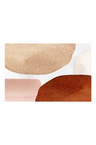 Alfombra vinílica Natalie - Marrón y beige