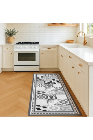 Alfombra vinílica Vintage - Multicolor