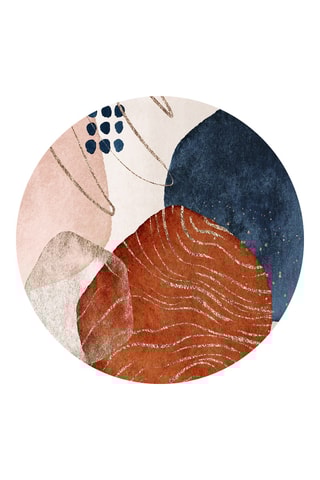 Alfombra vinílica Yarina - Rojo y azul