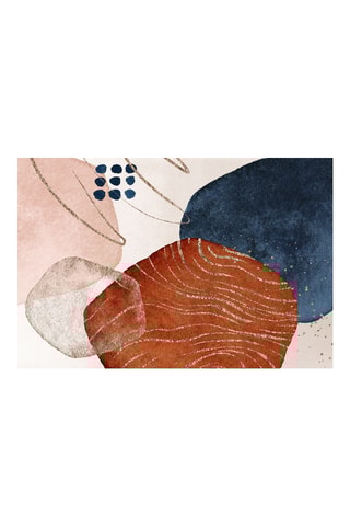 Alfombra vinílica Yarina - Rojo y azul