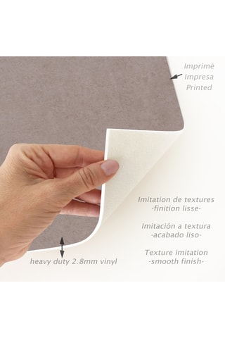 Alfombra vinílica Eclipse - Azul y marrón