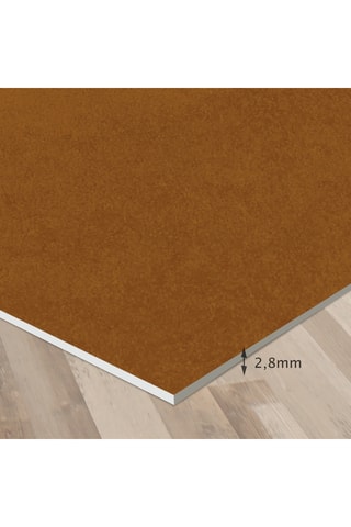 Alfombra vinílica Galazia - Marrón y blanco