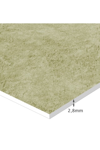 Alfombra vinílica Groovy - Blanco y verde