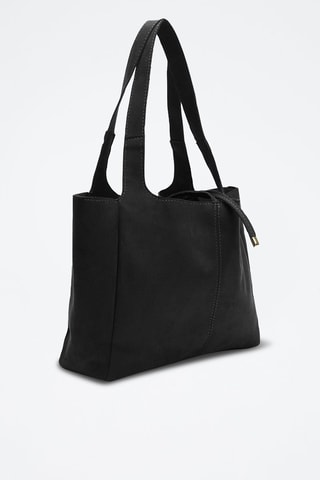 Bolso de nobuk - Negro