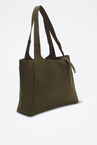 Bolso shopper de nobuk - Caqui