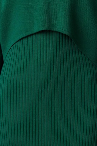 Jersey y vestido de tubo regular fit - Verde