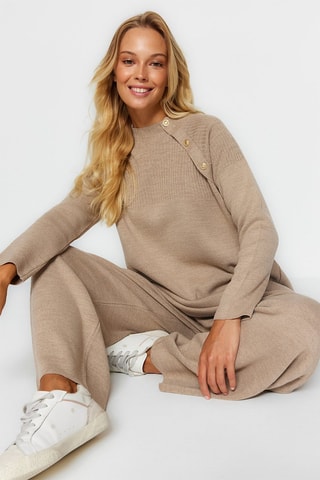 Jersey y pantalón - Beige