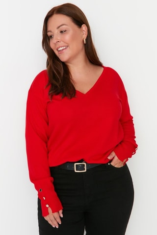 Jersey regular fit - Rojo