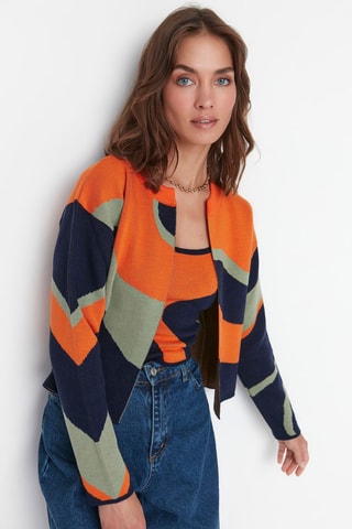 Cárdigan y top - Naranja