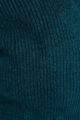 Cárdigan cruzado - Azul petróleo