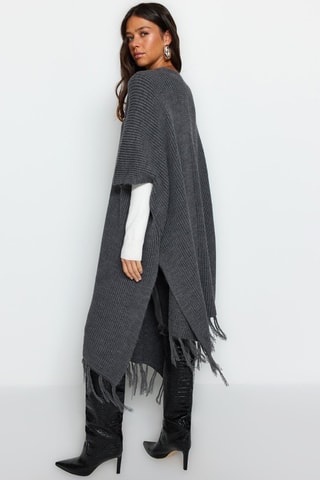 Cárdigan largo - Gris