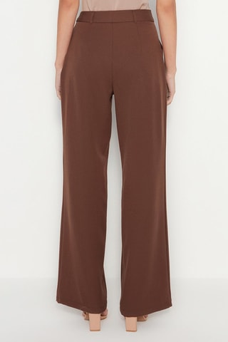 Pantalón wide leg - Marrón