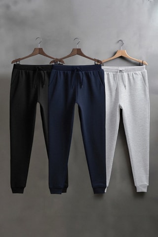 3 joggings - Negro