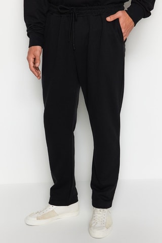 Pantalón regular fit - Negro