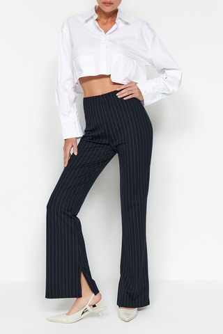 Pantalón flare - Negro